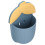(Blue) Cute Corn Wall Shelf Non Marking Sticker Blue 3