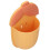 (Yellow) Cute Corn Wall Shelf Non Marking Sticker Blue 4