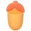 (Yellow) Cute Corn Wall Shelf Non Marking Sticker Blue 5