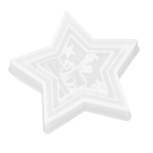 (Star Listing) Silicone Mold Resin Durable Soft Tear Resistance for DIY Crafts Star