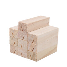 (Rectangle) 10 Pcs Wood Place Cards Hand Polished Rustic Square Holder