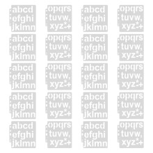 20pcs Letter Template Hollow Stencils Reusable for Art Projects