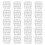 20pcs Letter Template Hollow Stencils Reusable for Art Projects 1