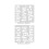 20pcs Letter Template Hollow Stencils Reusable for Art Projects 3