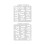 20pcs Letter Template Hollow Stencils Reusable for Art Projects 4