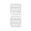 20pcs Letter Template Hollow Stencils Reusable for Art Projects 5