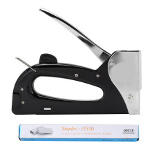 Portable Staple Gun Durable Ergonomic Manual Stapler DIY