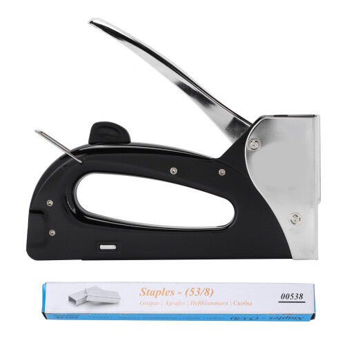 Portable Staple Gun Durable Ergonomic Manual Stapler DIY