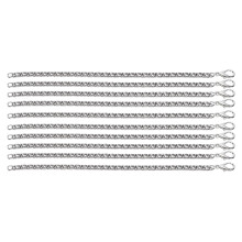 10Pcs Punk Buckle Chain Iron Hand Weaving Vintage Accessories