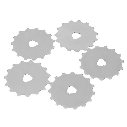 5PCS 45mm Rotary Cutter Blade for Patchwork Leather Fabric Paper 1