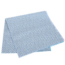 (Blue) 2 Set Cotton Fabric Plain Weave 5 Colors 50x50cm DIY Sewing