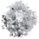 (Silver) Just Married Confetti Wedding Valentine 100g Silver 5