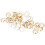 100 Pcs Brass Eyelet Anti Rust Leather Craft 4mm Golden 3