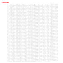 100PCS 14.3mm White A4 34 Teeth 3:1 Double Loop Binding Wire