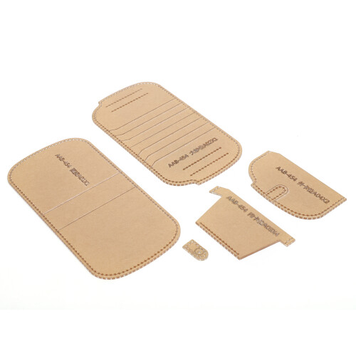 Short Wallet Acrylic Template Purse Stencil DIY Leather Crafting 1