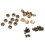 10Pcs 15mm Metal Press Stud Snap Button Fastener Clothes Accessory #1 2