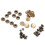 10Pcs 15mm Metal Press Stud Snap Button Fastener Clothes Accessory #1 3
