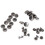 10Pcs 15mm Metal Press Stud Snap Button Fastener Clothes Accessory #3 4