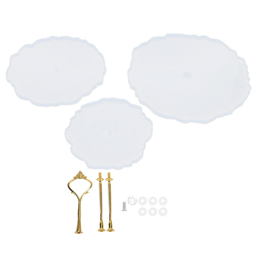 3-Layer Fruit Tray Molds Round Silicone DIY Crystal Epoxy 2