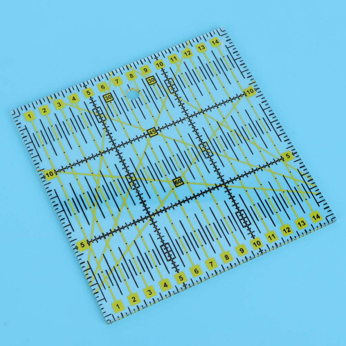 DIY Acrylic Sewing Ruler Square Cutting Tool 2