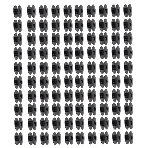 100Pcs Metal Bobbin Thread Plane Sewing Machine 3-1 Shuttle Hook Iron 2