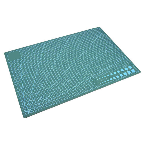 A3 Grid Lines PVC Self-healing Cutting Mat Green 1