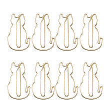 12 Pcs Cat Shaped Stylish Thickened Paper Clip 3x2cm