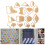 54 Pcs Quilting Template Acrylic Stencil DIY Tool 4