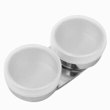 Stainless Steel Oil Painting Cup Double/Single Dipper F-308 with Cover