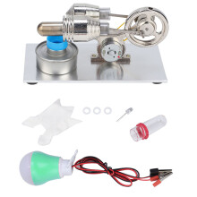 Hot Air Stirling Engine Miniature Generator Lab Teaching Model