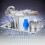Silver T Shape Hot Air Stirling Engine Micro Generator Model 4