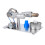 Silver T Shape Hot Air Stirling Engine Micro Generator Model 2
