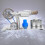 Silver T Shape Hot Air Stirling Engine Micro Generator Model 5