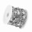 10M Bead Chain ABS Silver Pearl Star Decorative String 3