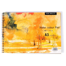 A3 Pastel Paper Pad Watercolor Sketchbook for Painting Drawing
