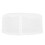 Muslim Prayer Hat Polyester Cotton Embroidered White 58cm 5