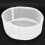 Muslim Prayer Hat Polyester Cotton Embroidered White 58cm 4