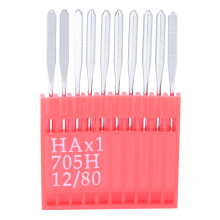100 Pcs Metal Sewing Machine Needle 12/80 Rust Resistant