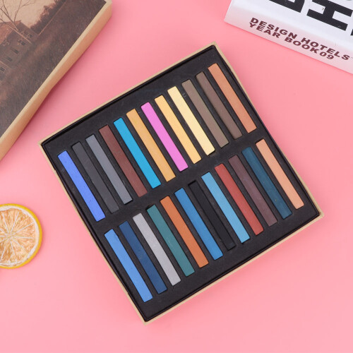 48-Color Square Pastel Sketch Pencil Set 2
