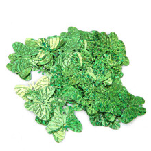 50G DIY PVC Sequins 18x23mm Laser Green Party Supplies