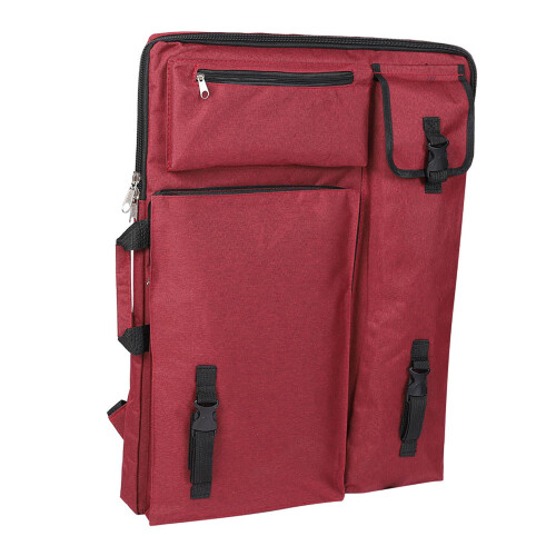 Large 4K Waterproof Drawing Board Bag (Red) 1