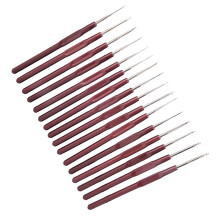 Plastic Handle Ultra Fine Crochet Hook Set Stainless Steel
