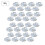 50G PVC No Hole Circular Sequins Laser Silver 2mm 4