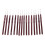Plastic Handle Ultra Fine Crochet Hook Set Stainless Steel 4