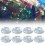 50G PVC No Hole Circular Sequins Laser Silver 2mm 5