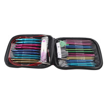 26Pcs Aluminium Knitting Needles with 4Pcs Circular Plastic Wires