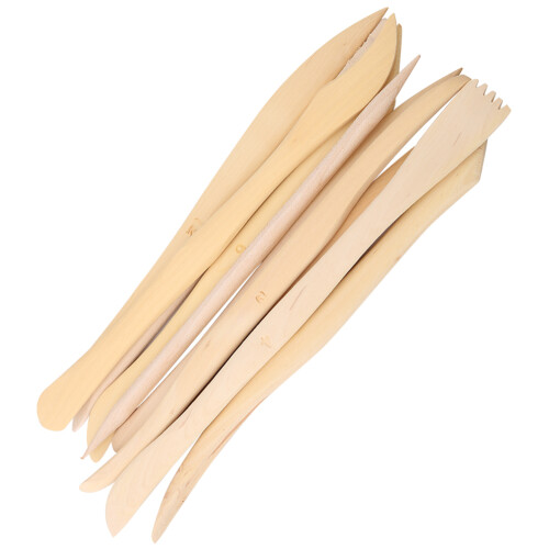 10pcs Wooden Clay Carving Modeling Tools DIY Pottery 1