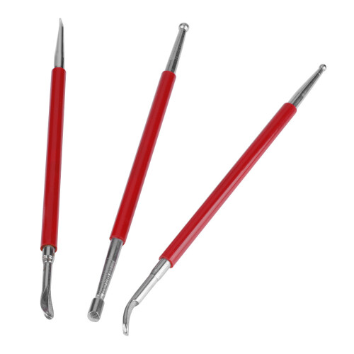 3PCS Leather Plastic Rubber Printing Press Wipers Set 1