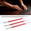3PCS Leather Plastic Rubber Printing Press Wipers Set 5
