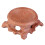 Crystal Ball Base Walnut Solid Wood Gourd Egg Carving(Rosewood) 2